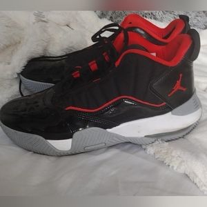 Jordan Stay Loyal red, black, gray and white size 8 women's